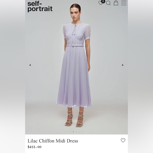 white christmas dresses Daria Draped Chiffon Maxi Dress / Light Lilac | Meshki main image 1
